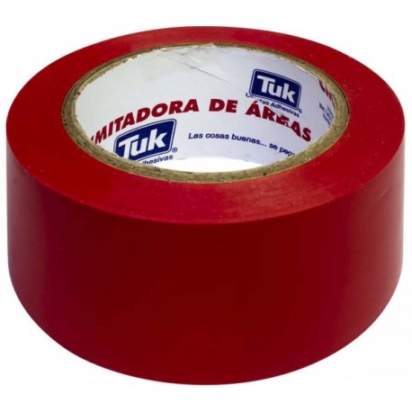 Cinta Delimitadora 48 mm x 33 m Roja Tuk