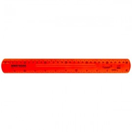 Regla Flexible de Color 30 cm Mar Ros