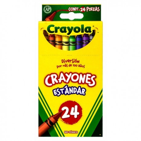 Crayones Estándar Crayola c/24