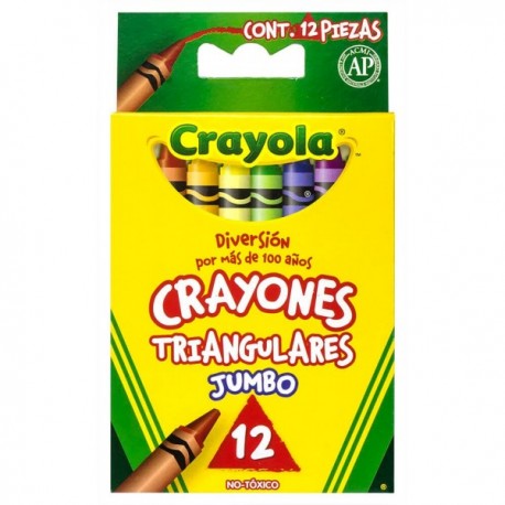 Crayones Jumbo Triangular Crayola c/12