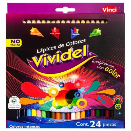 Colores Vividel c/24