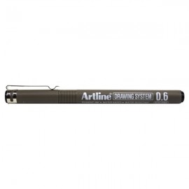 Rapidógrafo Desechable 0.6 mm Artline