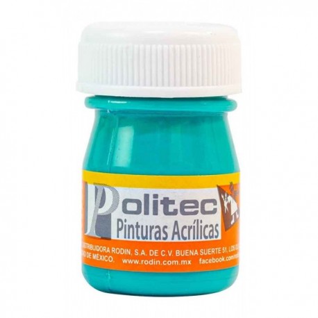 Pintura Acrílica Turquesa Politec 20 ml