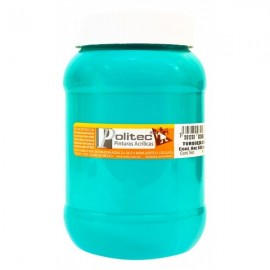 Pintura Acrílica Turquesa Politec 500 ml