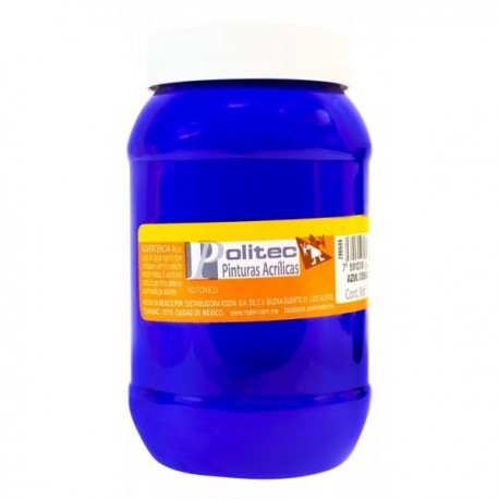 Pintura Acrílica Azul Cobalto Politec 500 ml