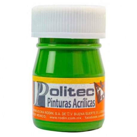 Pintura Acrílica Verde Nilo Politec 20 ml