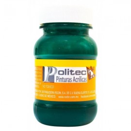 Pintura Acrílica Verde Oscuro Politec 100 ml