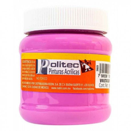Pintura Acrílica Violeta Politec 250 ml