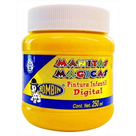 Pintura Digital Manitas Mágicas Bombin Amarillo 250 ml