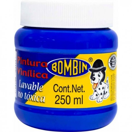 Pintura Vinílica Lavable Azul Bombin 250 ml