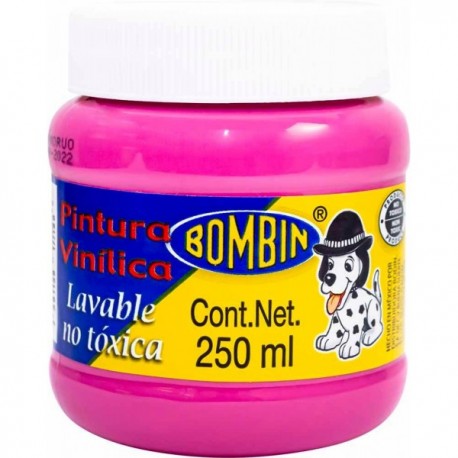 Pintura Vinílica Lavable Rosa Bombin 250 ml