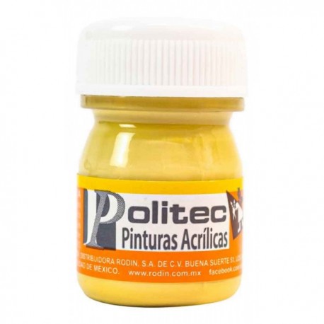 Pintura Acrílica Crema Politec 20 ml