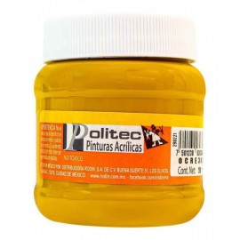 Pintura Acrílica Ocre Politec 250 ml