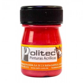 Pintura Acrílica Rojo Nacarada Politec 20 ml