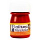 Pintura Acrílica Rojo Toluidina Politec 20 ml