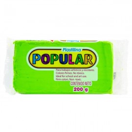 Plastilina Verde Popular
