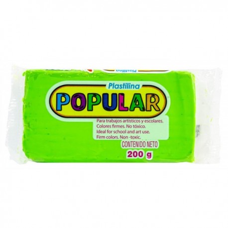 Plastilina Verde Popular