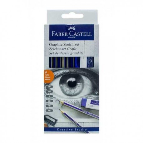 Set de Lápices para Dibujo Faber Castell c/6