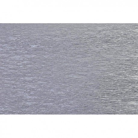 Papel Crepe Metálico Plata
