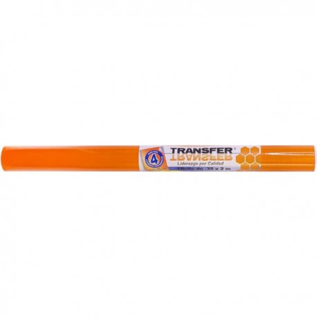 Rollo de Mica Adhesiva Transfer 35 cm x 2 m Naranja