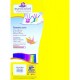 Papel Carta 75 gr c/100 Amarillo Neón