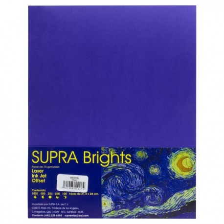 Papel Carta Violeta c/250