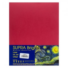 Papel Carta Rojo Cereza c/100