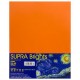 Papel Carta Naranja c/250