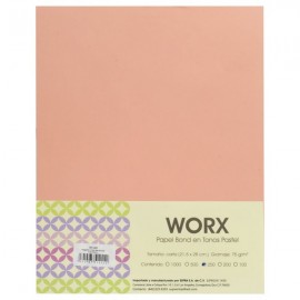 Papel Carta Tonos Pastel Surtido c/250