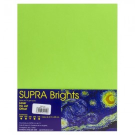 Papel Carta Verde Limón c/250