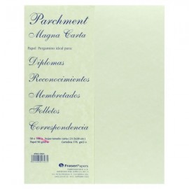 Papel Carta 90 gr Pergamino Spring Green c/100
