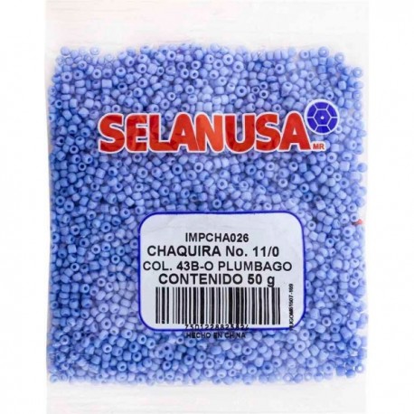 Chaquira 50 gr Plumbago