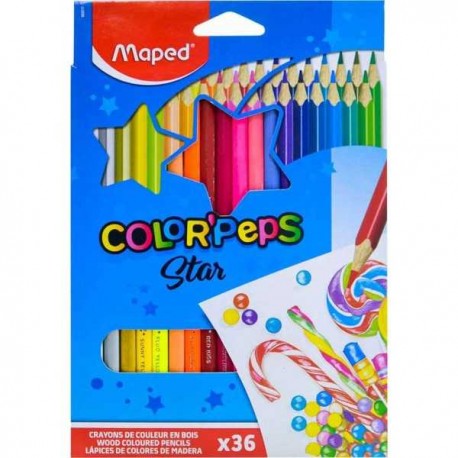 Colores Color Peps Maped Triangular c/36