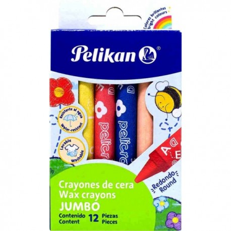 Crayones Pelikan Jumbo c/12