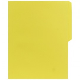 Folder Carta Amarillo Pastel