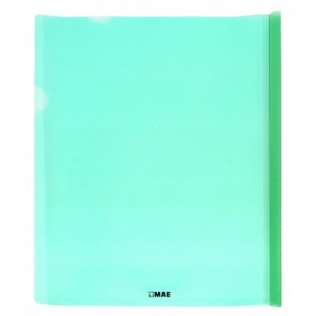 Folder con Costilla Tamaño Carta Verde Pastel