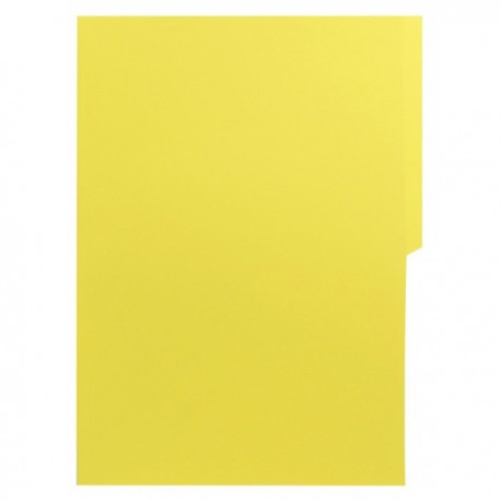 Folder Oficio Amarillo Pastel
