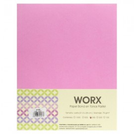 Papel Carta  Cereza Pastel c/250