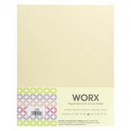 Papel Carta Cajeta Pastel c/250