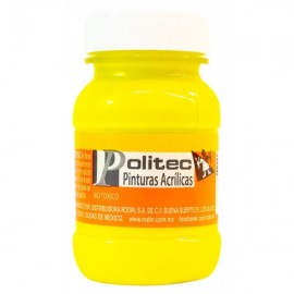 Pintura Acrílica Amarillo Limón Politec 100 ml