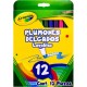 Plumones Delgados Crayola Lavables c/12