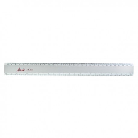 Regla Aluminio Tipo Escritorio 30 cm