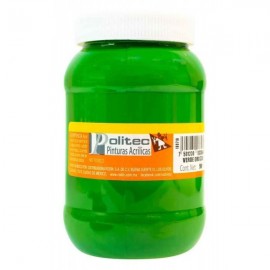 Pintura Acrílica Verde Oro Politec 500 ml