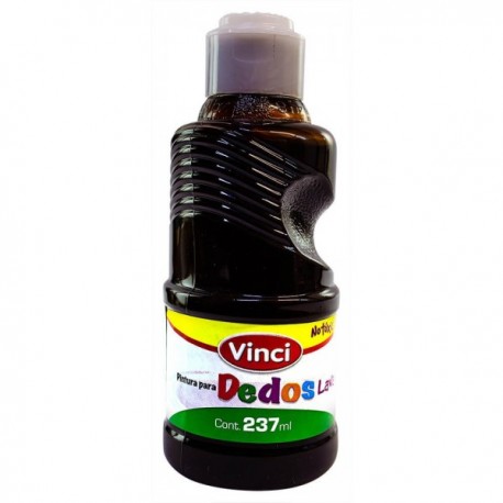 Pintura Para Dedos Lavable Vinci Café 237 ml
