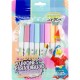 Plumones Aquarelo Junior Pastel Triangular c/8 Azor