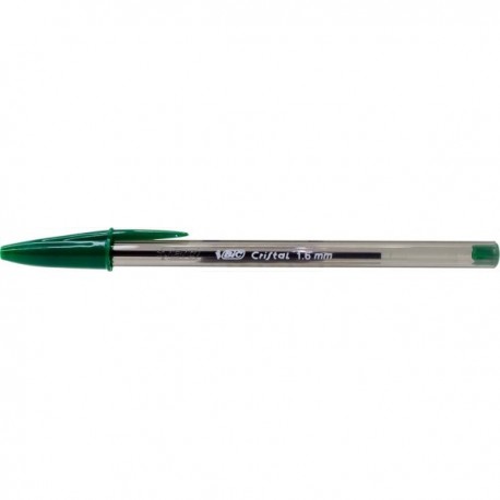 Bolígrafo Bic Cristal Punto Extra Grueso Verde