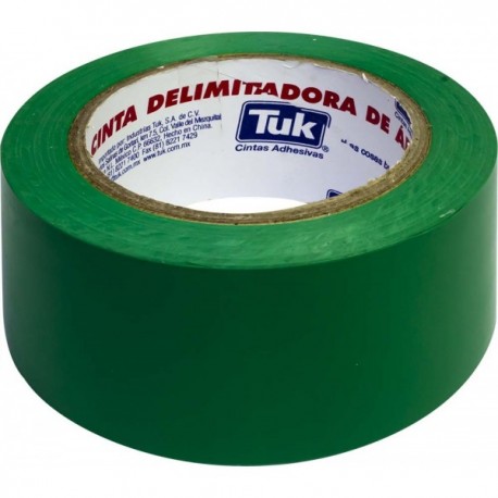 Cinta Delimitadora 48 mm x 33 m Verde Tuk