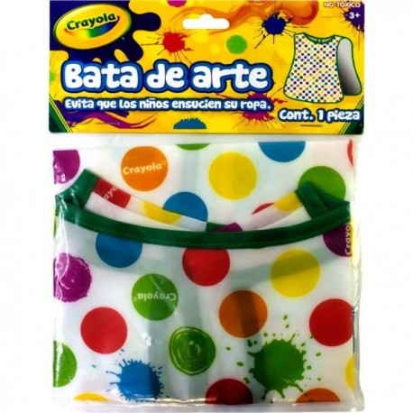 Bata de Arte Sin Manga Crayola