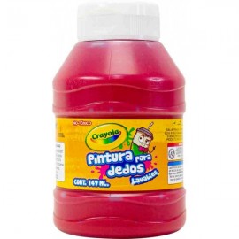 Pintura Para Dedos Lavable Crayola 147 ml Rojo