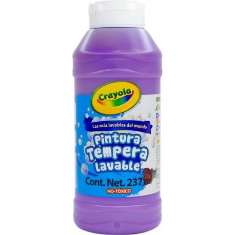 Pintura Témpera Lavable Violeta Crayola 237 ml